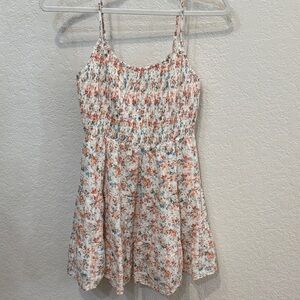 NWT American Eagle Smocked Tiered Floral Dress, Size Small